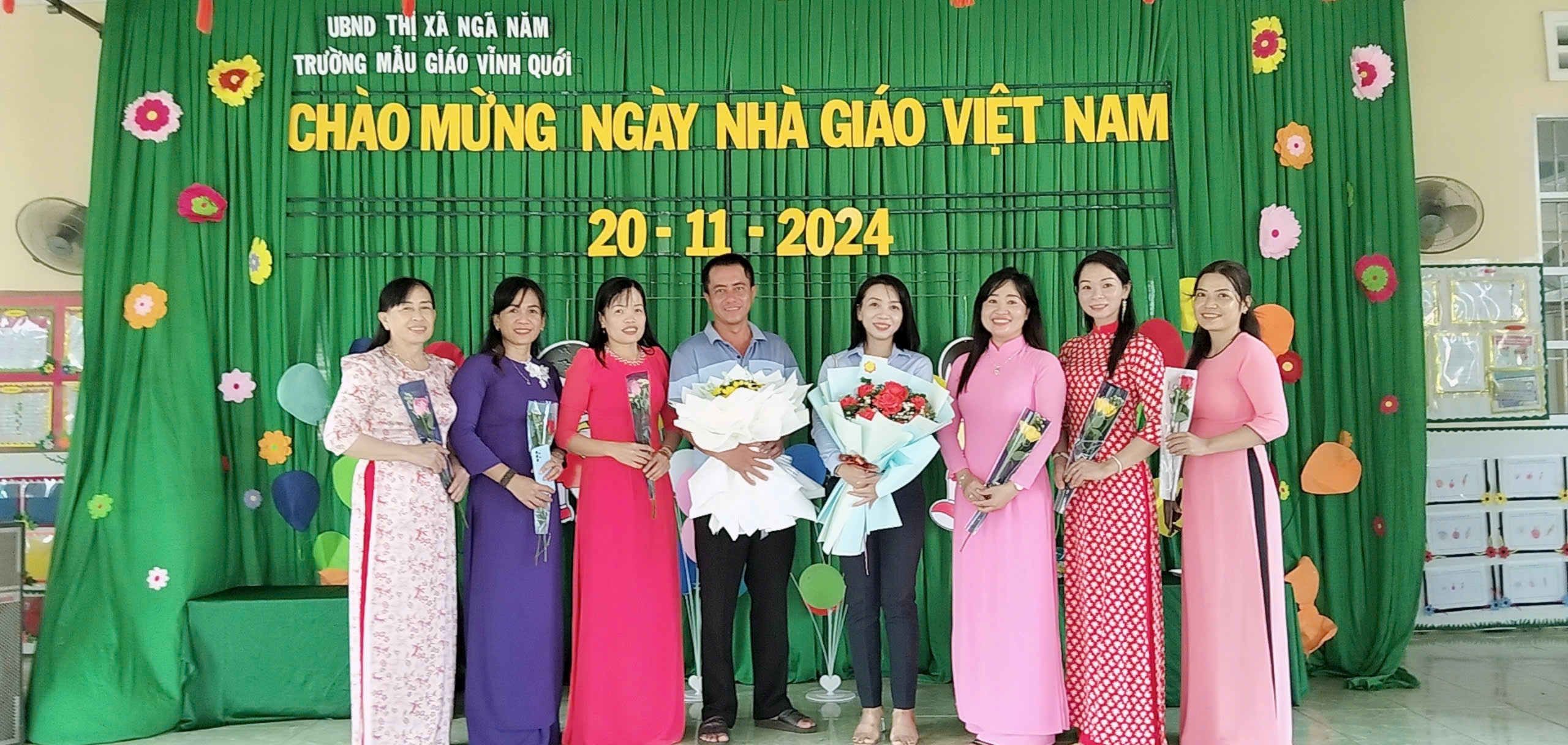 TRƯỜNG MẪU GIÁO VĨNH QUỚI CHÀO MỪNG NGÀY NHÀ GIÁO VIỆT NAM 20/11
